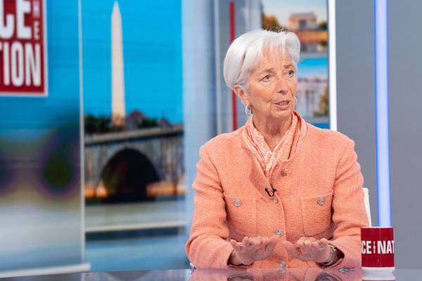 Euro zone to end negative interest rates within months, Lagarde indicates