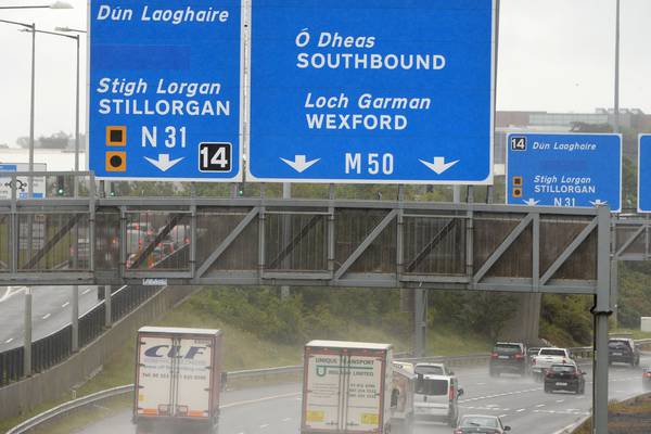 Squares, triangles, circles, diamonds: What are the new M50 signs all about?