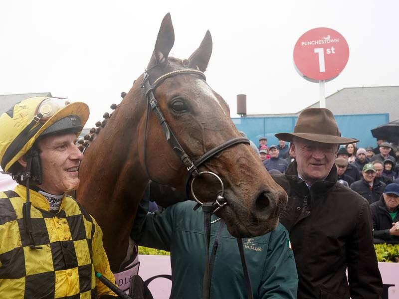 Willie Mullins becomes winning-most Irish trainer of all time with Grade One double taking him to 4,378 victories