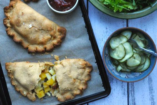 Cornish pasties with a modern twist on a traditional filling
