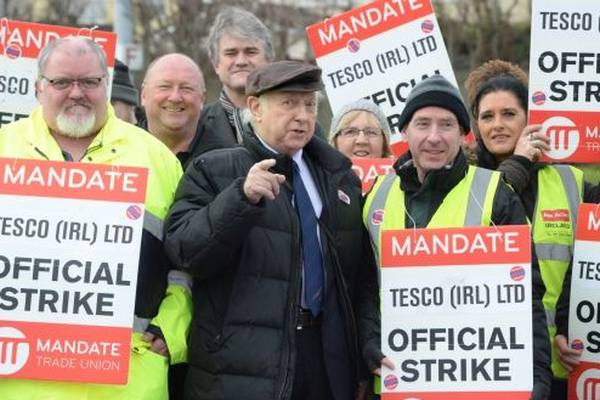Tesco staff in six stores vote against joining picket line
