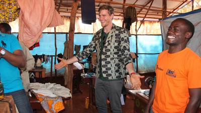 Andrew Trimble: ‘It’s strange to stand in a refugee camp and be inspired’