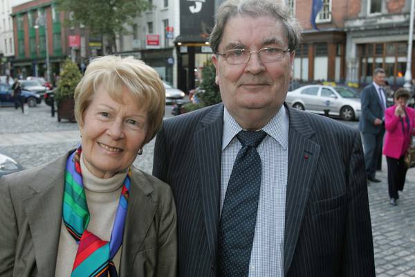 Pat Hume remembered as a ‘determined force’ for peace in Northern Ireland