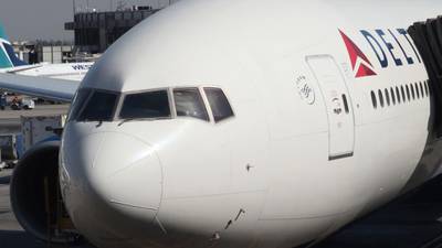 Boeing 757 plane loses nose wheel while preparing for takeoff in Atlanta
