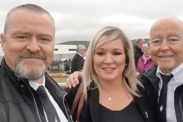 Michelle O’Neill rejects claim she breached Covid-19 rules at Bobby Storey funeral