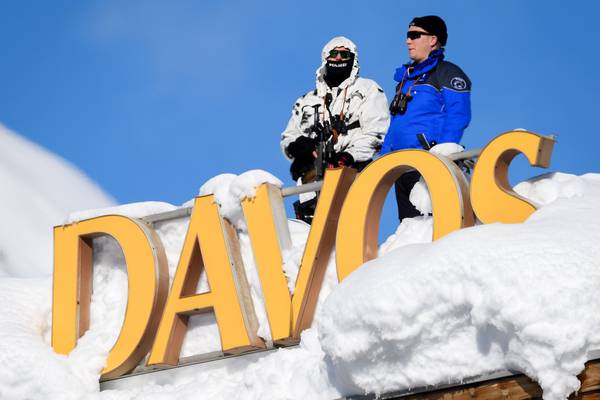 Davos diary: ‘Global elite’ battles with record snowfall