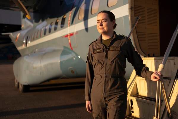 ‘I’m the only female pilot serving in the Air Corps at the moment’