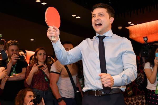 Ukraine’s presidential battle heats up after comedian’s first-round win