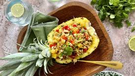 Caribbean-style fried rice