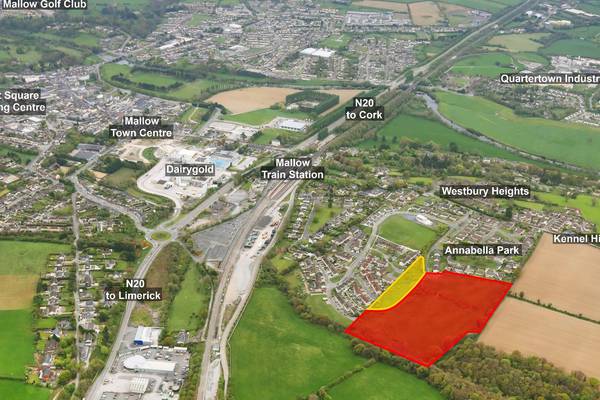 Cork site with permission for 85 houses for sale in Mallow