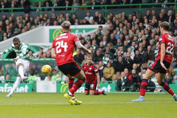 Olivier Ntcham’s goal keeps Celtic’s nose in front in Scotland