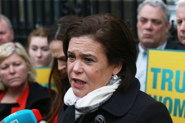 Mary Lou McDonald ‘won’t run away’ with herself on SF poll bounce