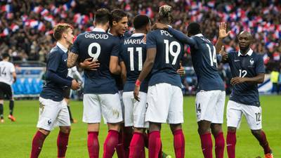 Full France squad to travel for Wembley friendly