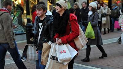 Consumer spending up 7.9% on same month last year