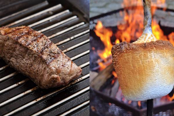 What do steak and toasted marshmallows have in common?