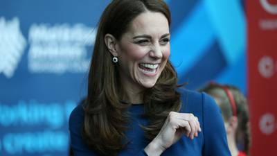 Royal visit: Britain's Duchess of Cambridge meets her biographer and number one fan