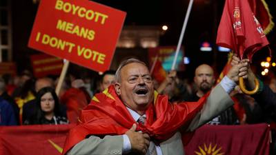 Macedonia and allies back name deal with Greece despite vote failure
