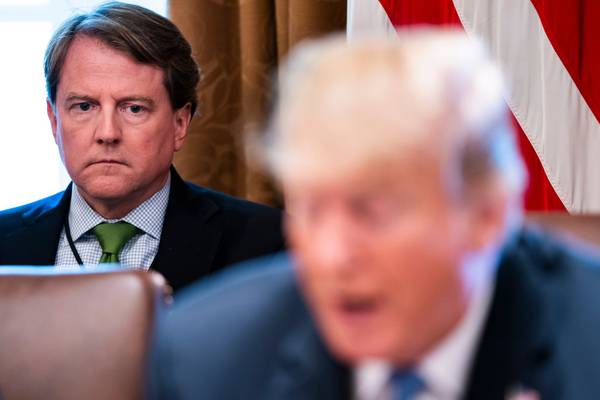White House counsel Don McGahn to leave his role