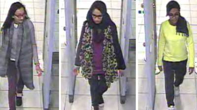 Three UK  schoolgirls have crossed into Syria, police say