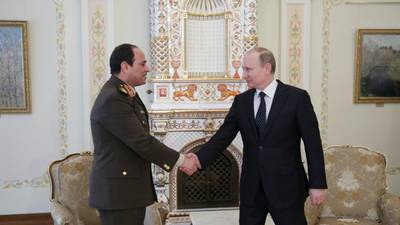 Russia’s Putin supports Sisi’s bid for Egypt presidency