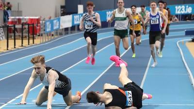 Athletics: Classic dive for the line sees Doyle overcome Griggs in 1,500m final at National Indoors