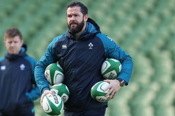 Andy Farrell: being offered the Ireland job ‘a massive honour’