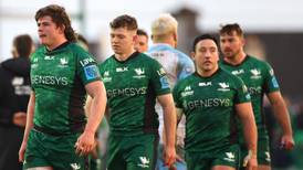 Connacht coach Andy Friend labels defeat to Glasgow as ‘unacceptable’