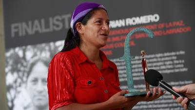 Honduran activist vows to continue efforts to defend environment