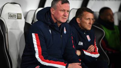 Stoke manager Michael O’Neill tests positive for coronavirus