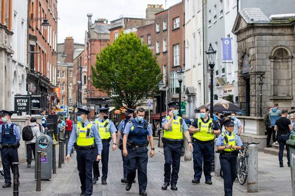 Gardaí review CCTV footage of bottles being thrown in Dublin with more arrests expected