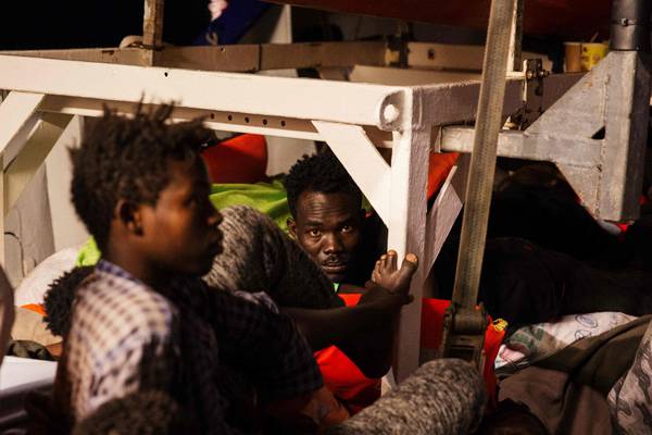 Government to ‘offer refuge’ to migrants stranded on boat in Mediterranean