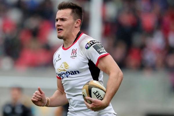 Jacob Stockdale out for up to eight weeks with hamstring strain