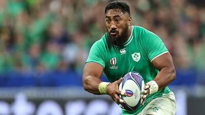 Bundee Aki extends Ireland central contract until 2025