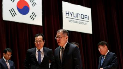 Hyundai Motor shares fall following 2018 sales forecast