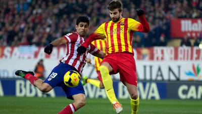 Atlético’s Diego Costa prepares to take it to the limit one more time against Barcelona