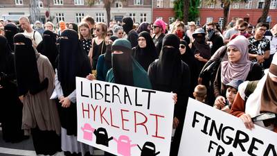 Denmark’s burqa ban is greeted by protest and confusion