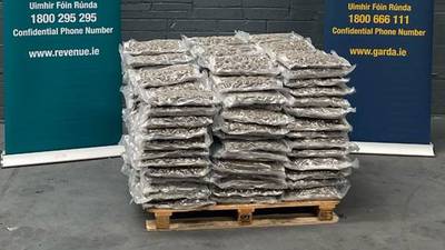 Two arrested after cannabis worth €2.1m seized