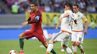 Cristiano Ronaldo takes centre stage as Portugal draw with Mexico