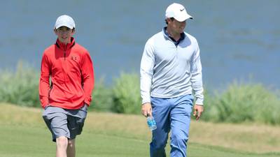 Tom McKibbin  following closely in Rory McIlroy’s footsteps