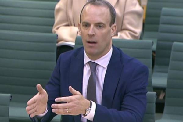 Government describes Raab meeting leak claims as ‘off the wall’
