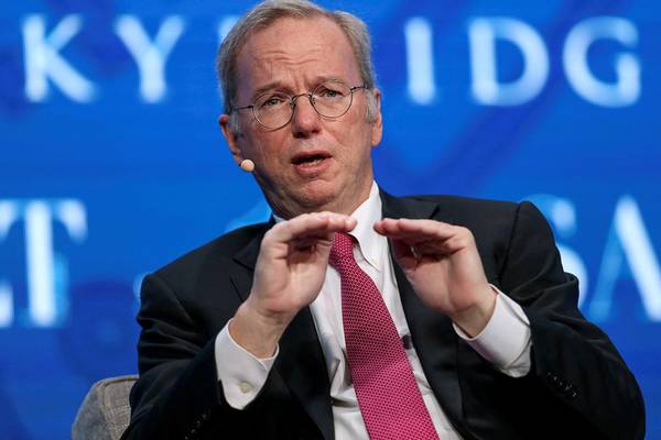 Google’s Eric Schmidt to step down as executive chairman