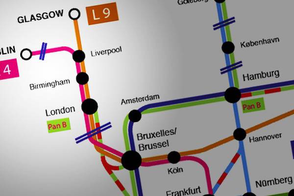Austrian artist produces fantasy European rail map to counter Covid-19 blues