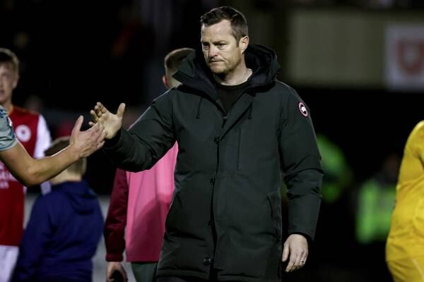 Manager Jon Daly departs St Patrick’s Athletic after defeat to Sligo Rovers