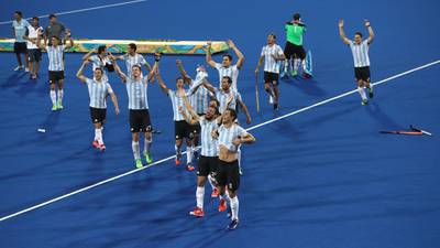 Argentina hold off Belgium to take men’s hockey gold