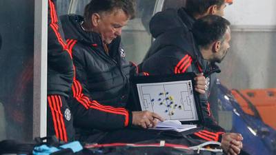 Manchester United’s slide under  Louis van Gaal continues apace