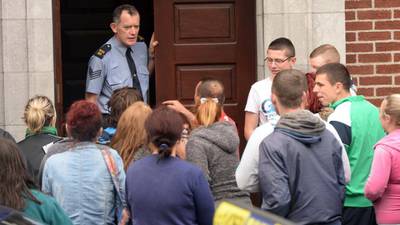 Hundreds gather at Athlone Garda station in  solidarity and anger over  alleged child abuse