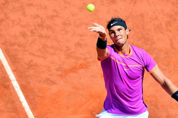 Rafael Nadal through to last 16 in Rome after Almagro injury