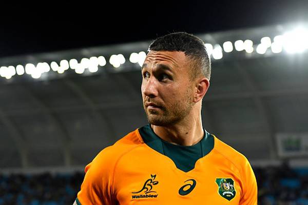 Quade Cooper ‘not 100 per cent sure’ if he’ll be with Wallabies in Europe
