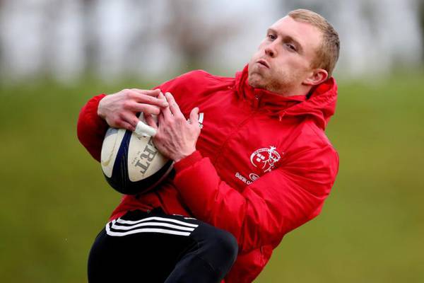 Keith Earls and Niall Scannell in Munster fold for Leicester