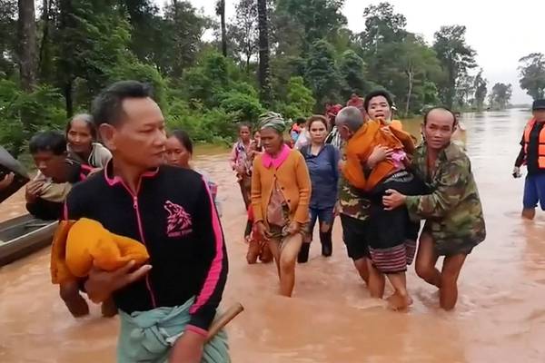 Rescue continues as scores missing, 24 dead following Laos dam collapse